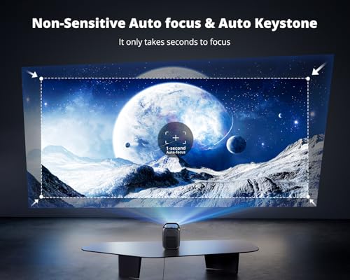 ETOE Seal Pro Projector, 4K Projector with Android TV 11.0 & Netflix Licensed, Auto focus & Keystone, Portable Projector with 1000 ANSI, 20W Dolby, 1080P FHD Projector with Wi-Fi and Bluetooth ETOE Seal Pro Projector, 4K Projector with Android TV 11.0 & Netflix Licensed, Auto focus & Keystone, Portable Projector with 1000 ANSI, 20W Dolby, 1080P FHD Projector with Wi-Fi and Bluetooth