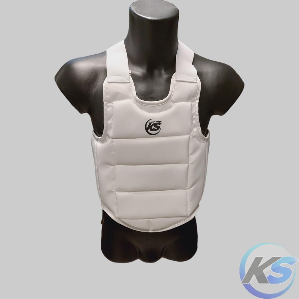 Corpetto da Karate Design Ergonomico Protezione con Chiusure Posteriori a strappo Elastiche Varie Misure