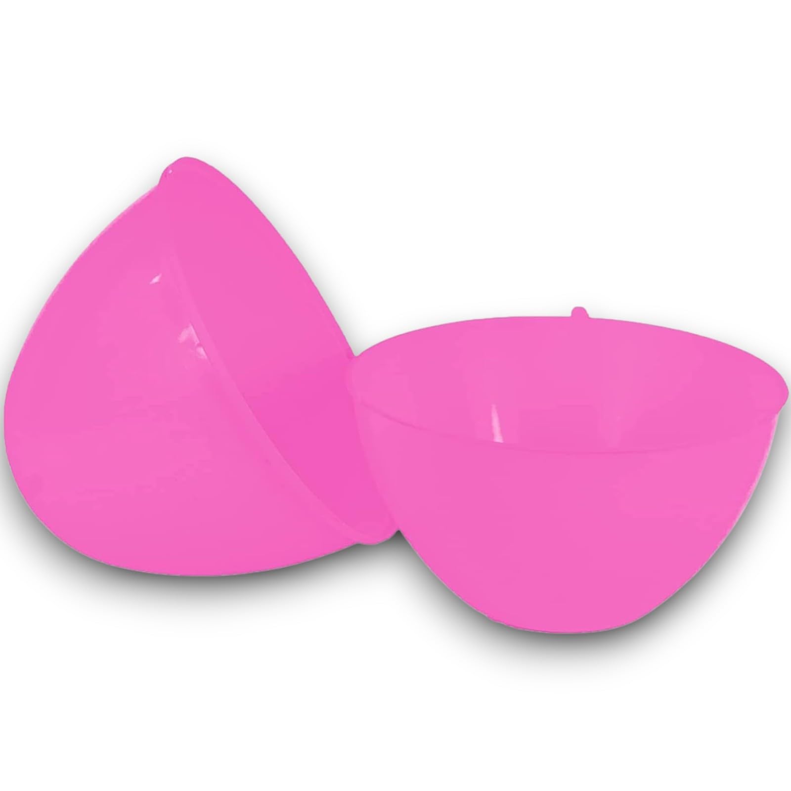 KORAT Uovo di Pasqua Sorpresa Gigante Bambina h. 40cm PASQUALONE Sorpresone Set stoviglie e Posate per Bambini Porta Pranzo infrangibile Resistente Kit Pappa Piatti Rosa (Per Minnie)