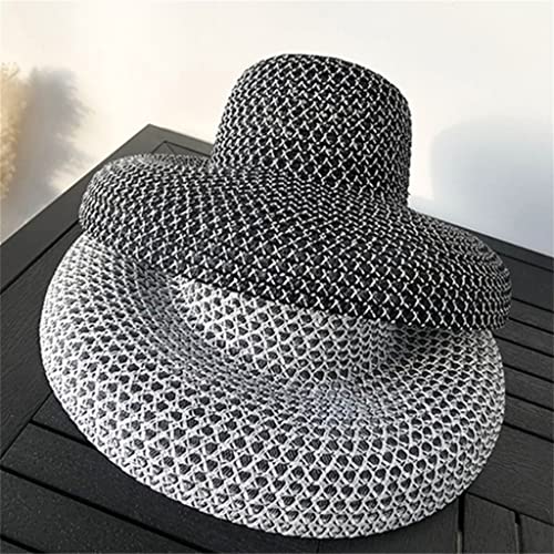 Chapeau de soleil femme à grands bords capeline patchwork respirante - 2