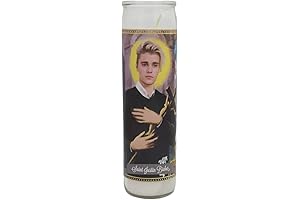 Justin Bieber Prayer Devotional Candle: A Sacred Tribute to the Pop Icon