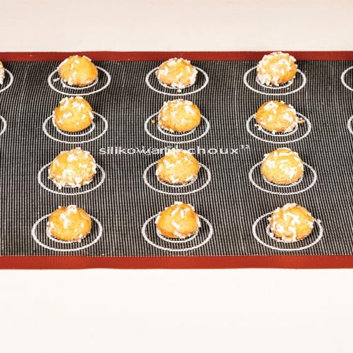 silikomart | Mikroperforierte Silikon-Luftmatte ECLAIR & CHOUX, 400x300 mm, Ideal für gleichmäßiges Kuchenbacken… – Ansicht 5