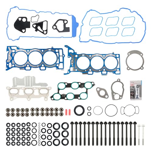 Image of KAX Engine Cylinder Head Gasket Set Compatible with Chevy Traverse 2009-2010 2014-2015, GMC Acadia 2009 2011-2015, Buick Enclave 2010 2013 2015, Saturn Outlook 2010, Head Gasket Kit, OE# HS26376PT-5
