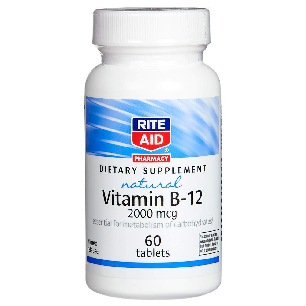 retatrutide and vitamin b12 supplementation Amazon.com: Rite Aid Natural Vitamin B-12 Tablets, 2000 mcg - 60 Count -  Energy Support - Vitamin B12 Supplement - Vitamin B Complex - Energy  Supplements - Natural Energy Supplement