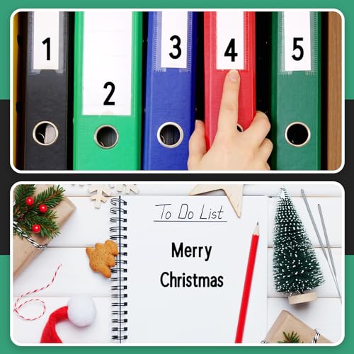 Image of Qilery 32 Sheets 1.5 Inch Letter and Number Stickers Self Adhesive Vinyl Letters Alphabet Stickers Big Font Letters Number Tags for School Classroom Home Mailbox Decor (Black)