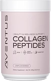 Aventus Kollagen-Peptide Beauty und Wellness Unterstützung für Haut, Haare, Nägel, Gelenkgesundheit und Verdauung - Geschmacksfreies Pulver 10g pro Portion 29 Portionen