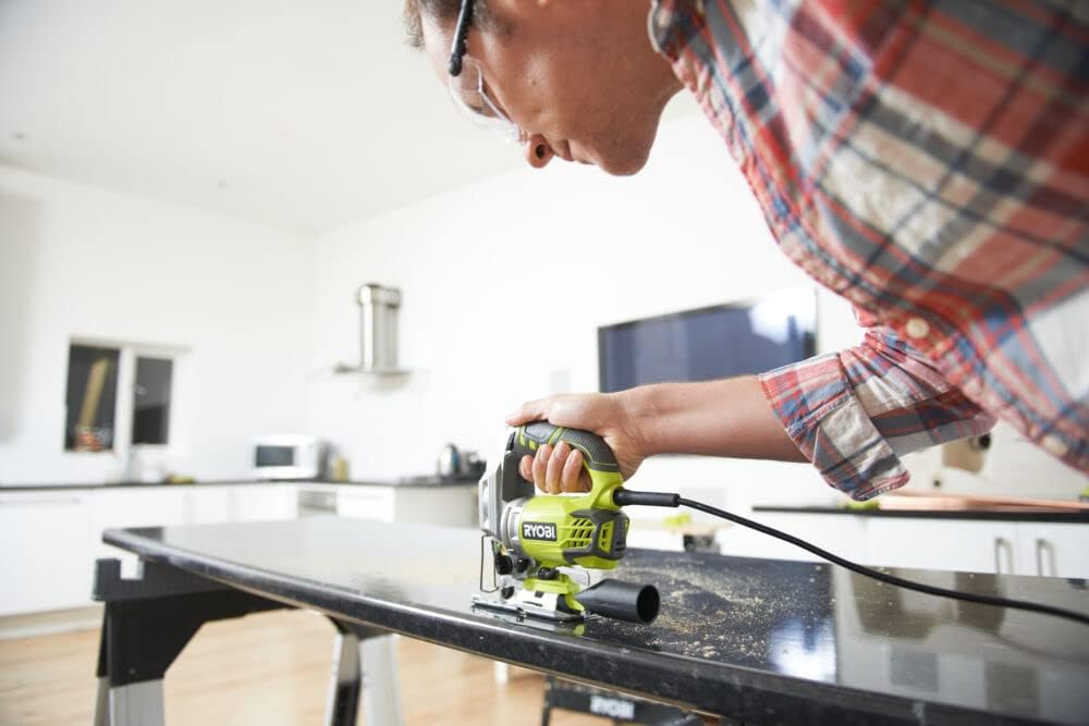 RYOBI RJS1050-KA5 Jigsaw with blade installed
