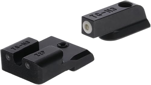 TRUGLO Tritium Pro - Mira nocturna para pistola, compatible con pistolas CZ, mira compacta para pistola con puntos blancos de luz diurna, puntos de