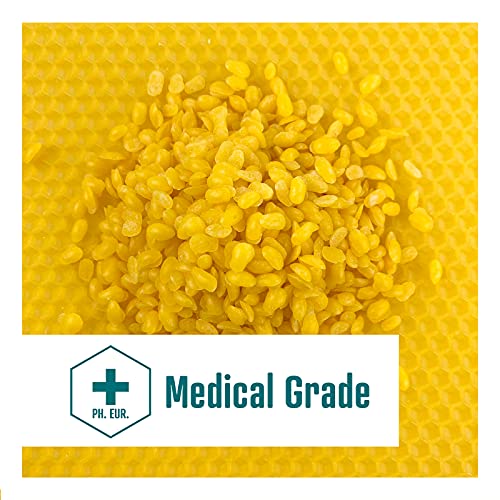 Wachsmann BIENENWACHS Bio für Natur-Kosmetik - GELB - Cosmos Natural Zertifiziert - 250 g Kerzenwachs - Bienen-Wachstuch… – Bild 6