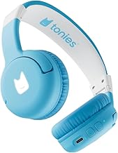 tonies Children's Headphones, Compatible with Toniebox 2, Foldable and Easy to Storage, Wireless Listening via Bluetooth, Volume Limiter, for Children from 3 Years, Sky Blue