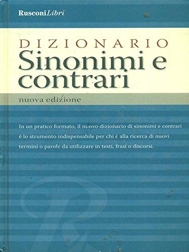 Dizionario sinonimi e contrari