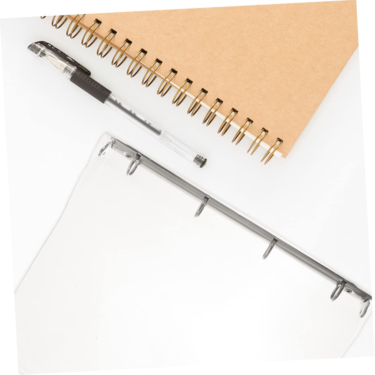 DOITOOL 3 pezzi Cartelline Trasparenti con Organizer Portatile per Documenti Ufficio e Casa Raccoglitori Resistenti e Leggeri per File Scuola e