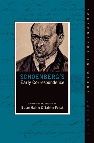 Schoenberg's Early Correspondence édition académique de collection