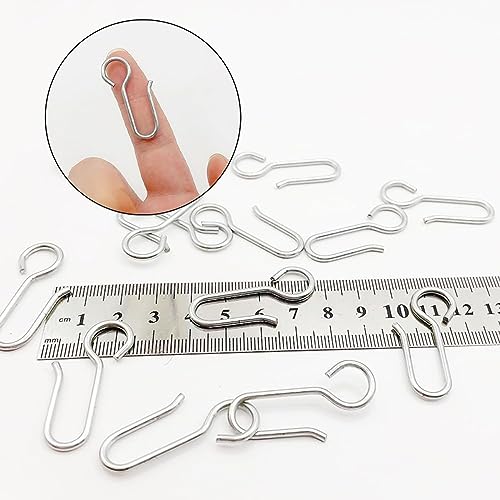 Metal Curtain Track Hooks S Shaped Small Curtain Hooks Stainless Steel Drape Wire Hook for Ceiling Curtain Track Accessories - Image 4
