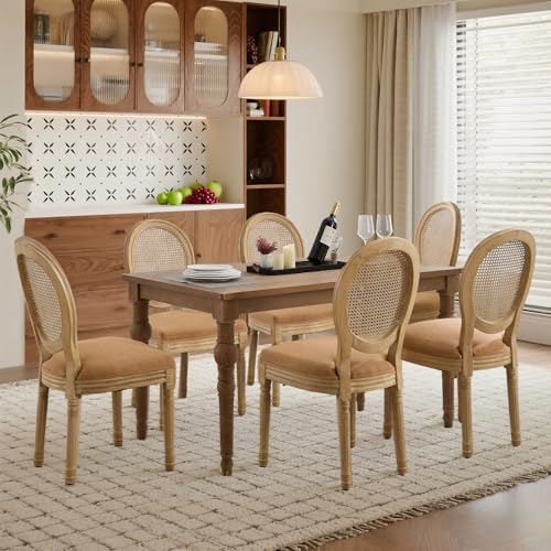 SoarFlash French Dining Chairs Set of 6, Vantage Dining...