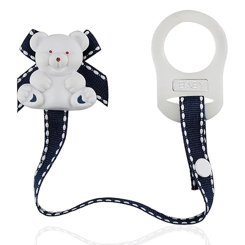 Miniatura 6 de Baby Buddy Clip universal para chupete - Se ajusta al paci o se fija con anillo de silicona de ajuste universal, clip para chupete  bebés de 4 meses