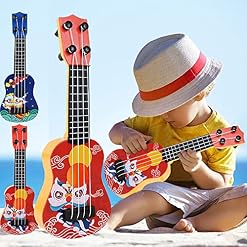 Windsfinr Ukulélé Enfants – Guitare Jouet pour Enfants – Jouets Éducatifs Musicaux Guitare Dessin Animé pour Débutant… - Les Beatles, Paul McCartney, John Lennon, RIngo Starr, George Harrison Windsfinr Ukulélé Enfants - Guitare Jouet pour Enfants - Jouets Éducatifs Musicaux Guitare Dessin Animé pour Débutant… – Image 2