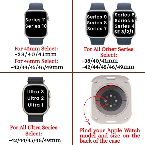 Image of Leather Bands Compatible with Apple Watch Band 40 mm 38 mm 41 mm 42 mm 44 mm 45 mm 46 mm 49 mm Band For Women Straps For Men Handmade Crazy Horse Full Grain Genuine Leather Strap for iWatch Series 11 10 9 8 7 6 SE 3 2 1 Ultra 3 2 1