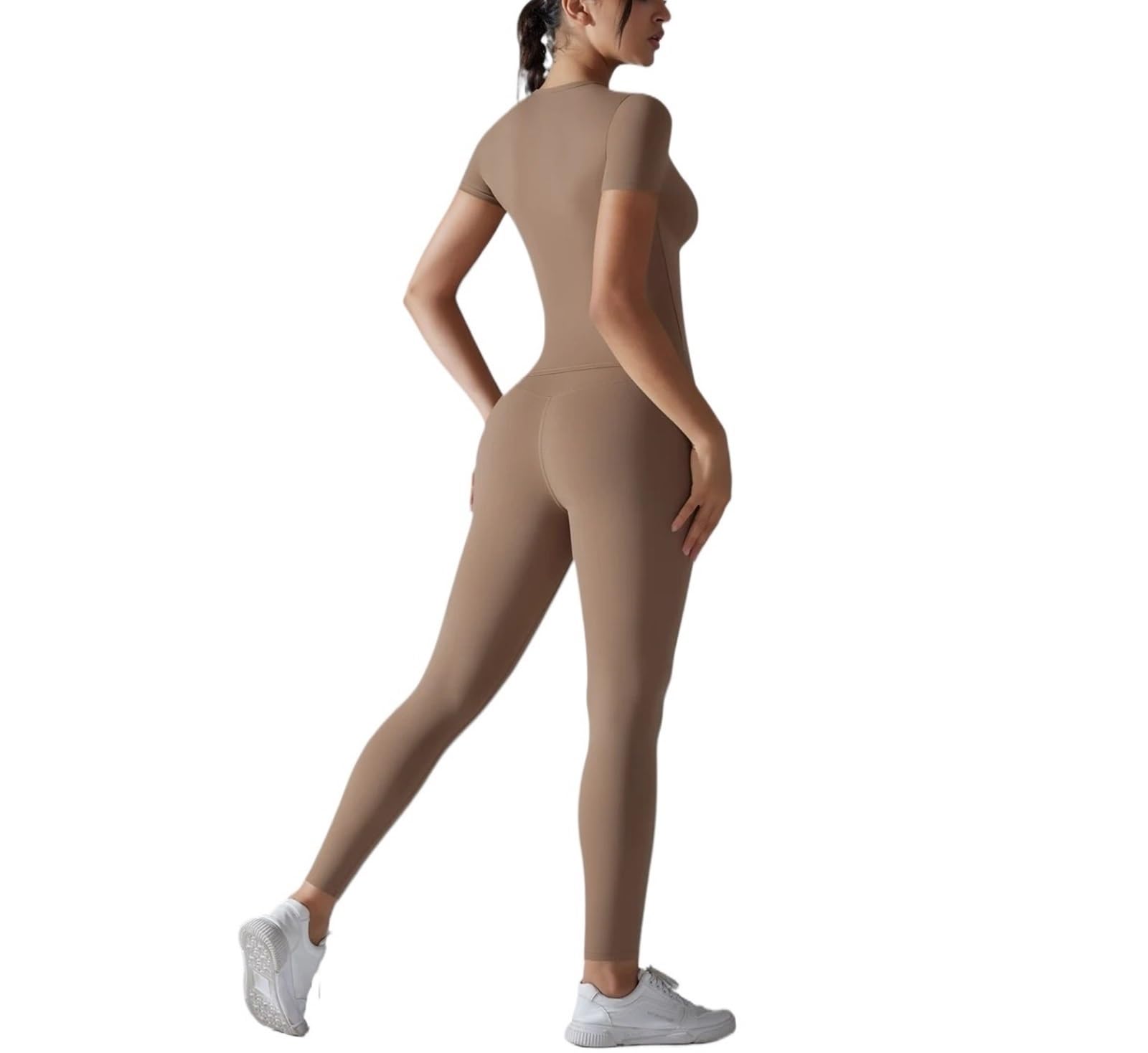 Szybkoschnący zestaw legginsów gimnastycznych strój do jogi sportowy rękaw oddychający elastyczny siłownia slim fitness aktywny top obcisłe spodnie