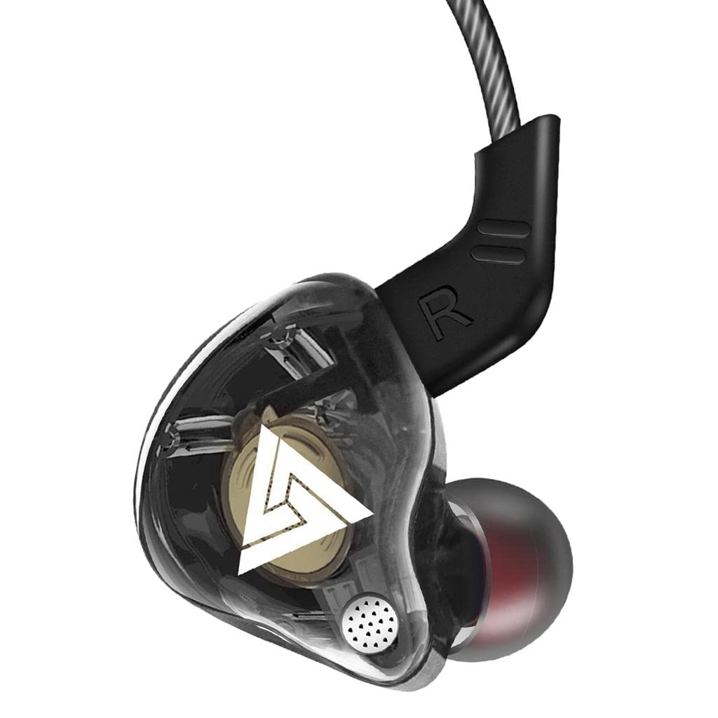 Qkz Ak6 in Ear 3.5Mm Sport Earphones with Mic Black