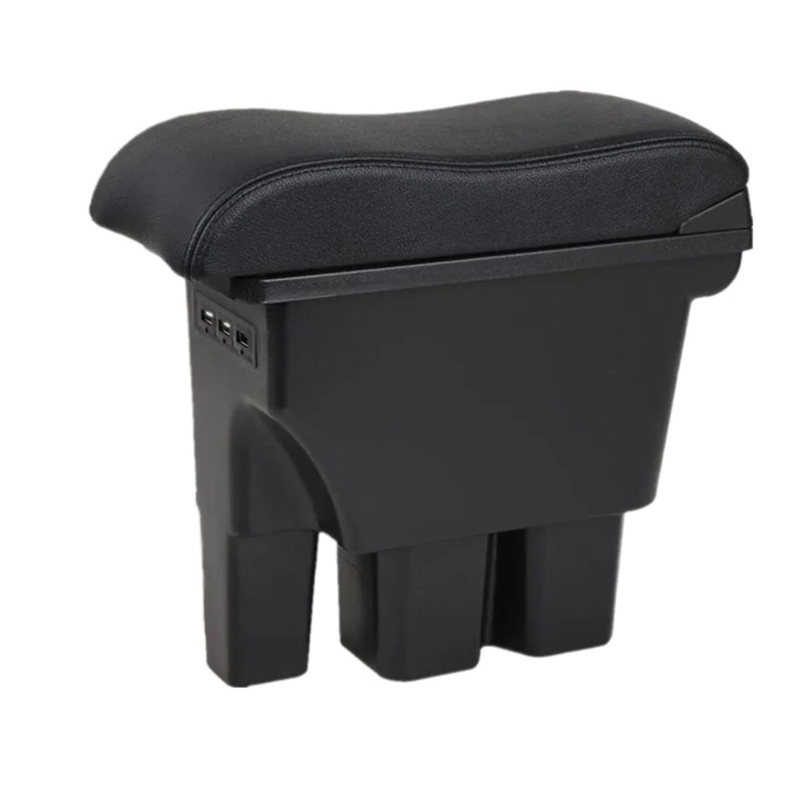 Ggwqoops Car Armrests For Suzuki For Jimny JB74 2019-2024 Armrest Box Retrofit Interior Details Car Accessories Armrest Box(1A2 Black leather)