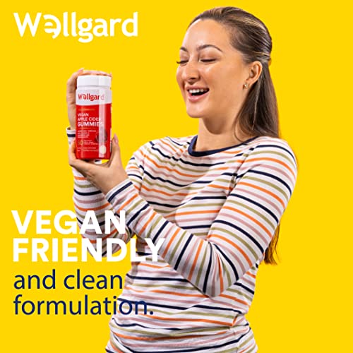 Wellgard Vegan Apple Cider Vinegar Gummies, Gold Standard 1000mg ACV Gummies with Vitamin C, Chromium and Pomegranate, Non-GMO, Gluten-Free & Gelatine-Free - Image 3