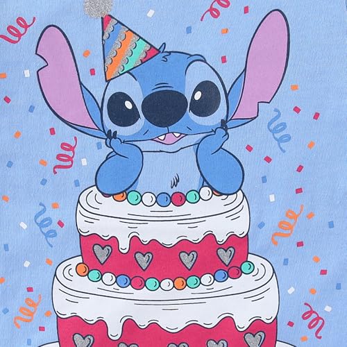 Disney Princess Lilo & Stitch Snow White Moana Minnie Mouse Birthday Girls Short Sleeve T-Shirt for Toddler and Big Kids3