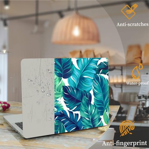 Funda MacBook Pro 13 pulgadas 2012 protector A1278 teclado hojas azul 2