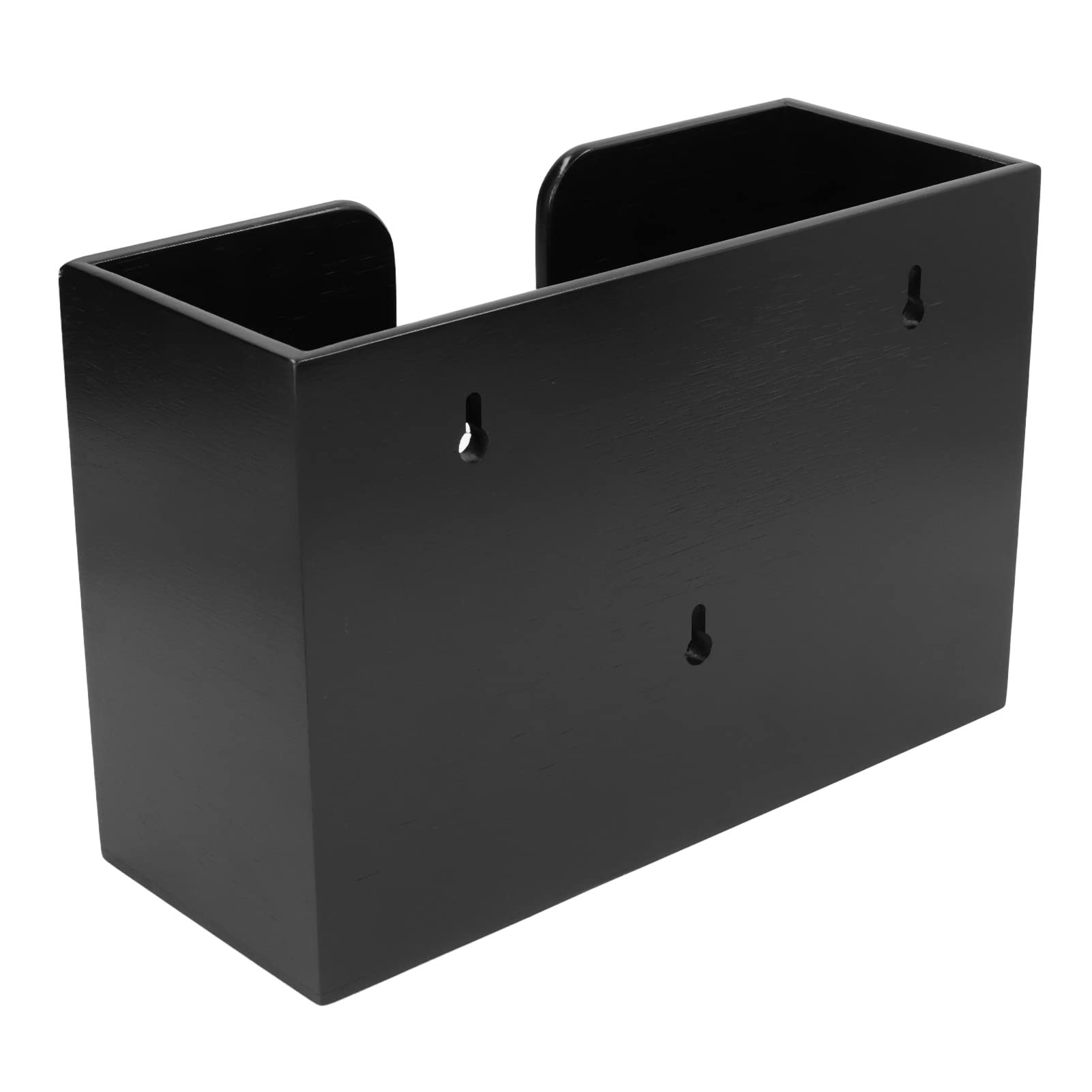 Dispenser di asciugatutto in bambù, portafazzoletti multifold con design da parete e da appoggio, scatola per tovaglioli dai bordi arrotondati e lisci per bagno, e ufficio