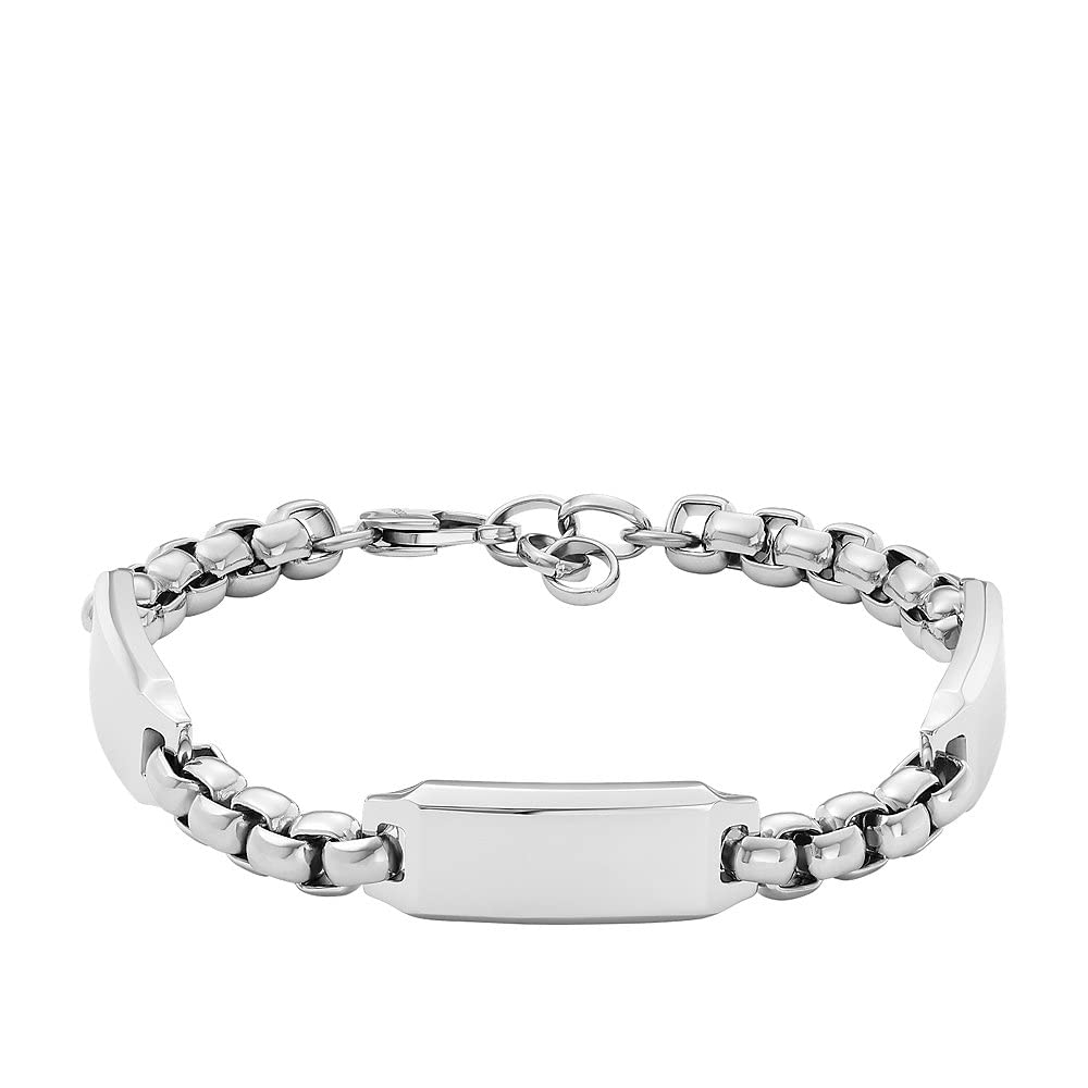 Fossil Drew Herrenarmband aus Edelstahl mit Karabinerverschluss