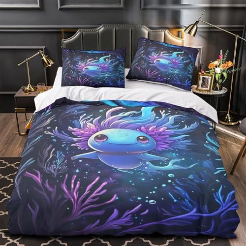 Parure de lit microfibre anti acarien housse de couette fermeture éclair - 2