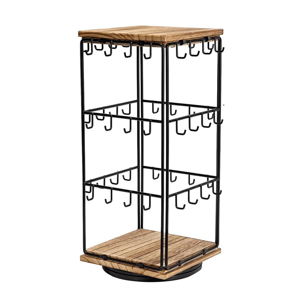 UDSKNV[KSL Earring Rack Display Holder Stand 360 Rotating for Vendors, for Selling,Earrings Cards