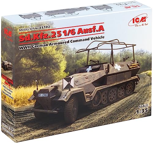 SD.Kfz.251/6 Ausf. ICM 1:35 résolvez le manque de réalisme de vos dioramas avec ce blindé détaillé