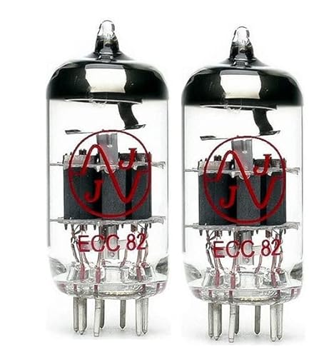JINGERL Reemplazo de Tubo de vacío 12AU7 6211 ECC802S Prueba de fábrica y Amplificador de Potencia de Tubo de señal a Juego (Color : 1 Pair ECC82) Cover