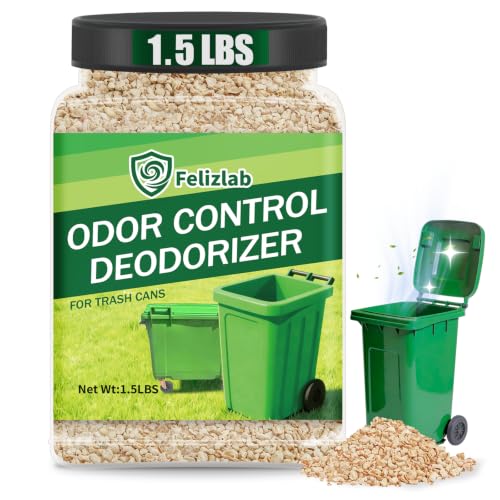 1.5 lbs Outdoor Trash Can Deodorizer, Heavy Duty Garbage Can Odor Eliminator & Moisture Absorber for...