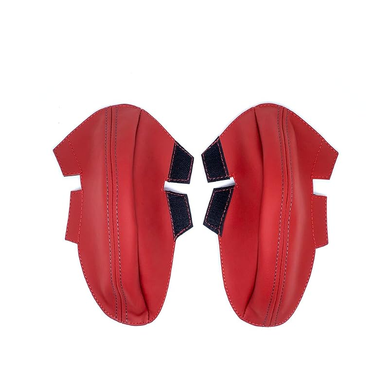 Protetor de Aba Lateral para Banco Concha de Fibra de Carbono BMW M em Couro Genuíno Sakhir Orange Geephong Kit com 2 Peças