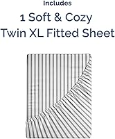 Vista 352 de King Fitted Bed Sheet - Bottom Single Fitted Sheet Only - Ultra-Soft Hotel Luxury Bedding w/ 8-16 Inch Deep Pockets - Breathable, Cooling & Wrinkle