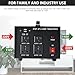 CO-Z Step Up & Down Transformer 2000W, PC & Appliances Uninterruptible Power Supply Outlet Accessory, 110V to 220V/220V to 110V Voltage Converter w 5V USB Outlets Ports, US, & Universal Sockets
