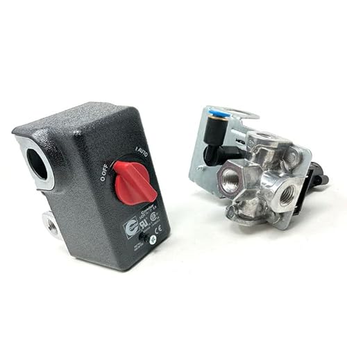 (GB) New 145-175 PSI QUINCY PRESSURE SWITCH TWO STAGE AIR COMPRESSOR, 4 PORT, 26 AMP750012131 + full model list