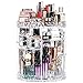 Makeup Organizer 360-Degree Rotating Adjustable Multi-Function Acrylic Cosmetic Storage
