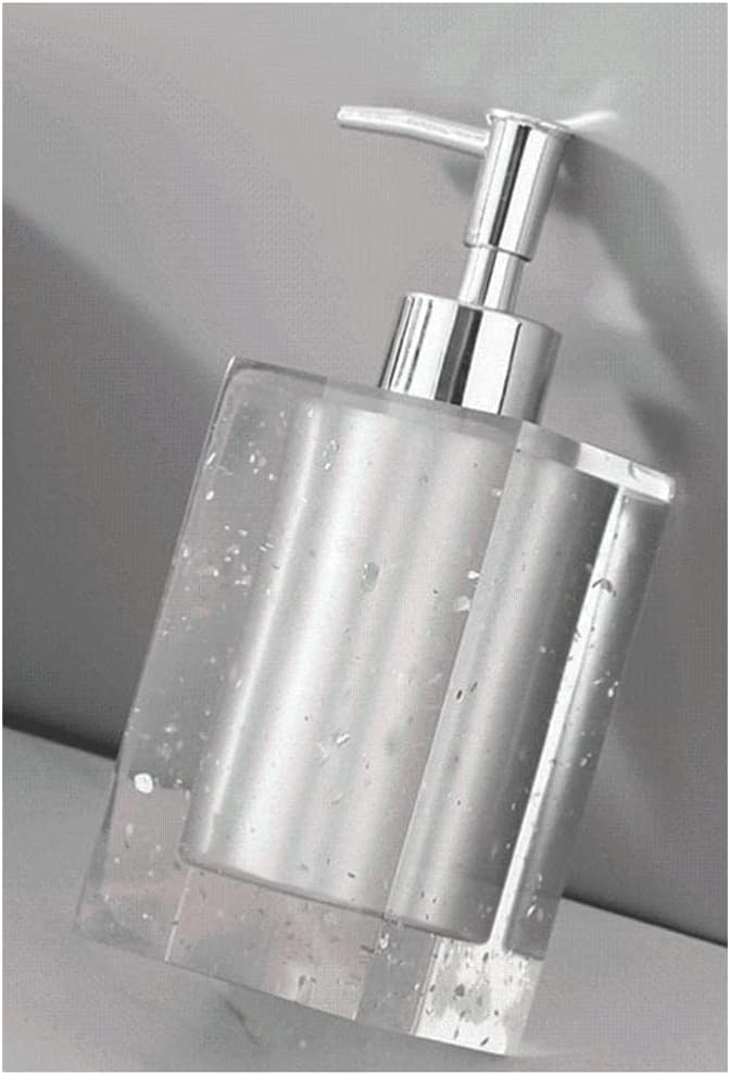 Minimalistic Soap Dispenser Manual Soap Lotion Dispenser Refillable Soap Pump Dispenser10.1oz for Countertop Toilets Home