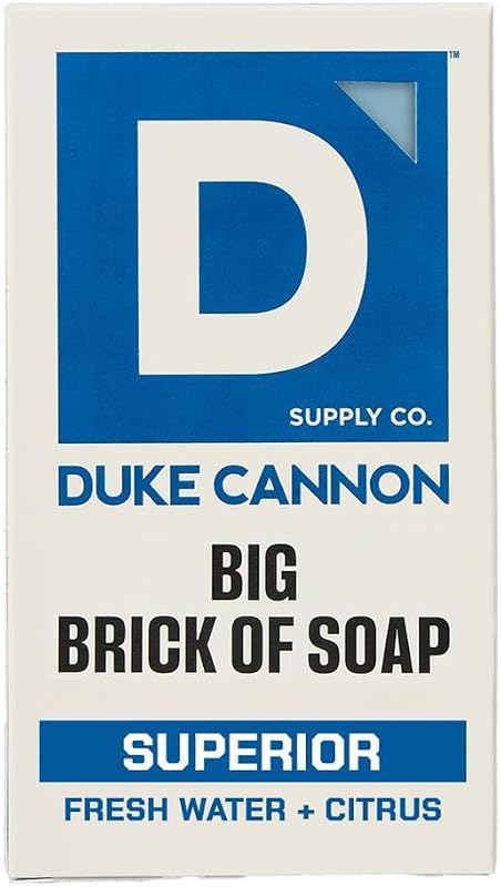 Sabonete em Barra Duke Cannon Supply Co Fresh Water + Citrus, 283 g, Pacote com 6