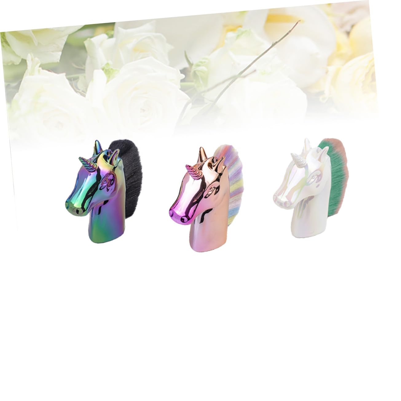 FRCOLOR 9pièces Brosse à Brosse De Nettoyage Douce Pour Pour Manucure Et Pédicure Set Multicolore Blanc Noir