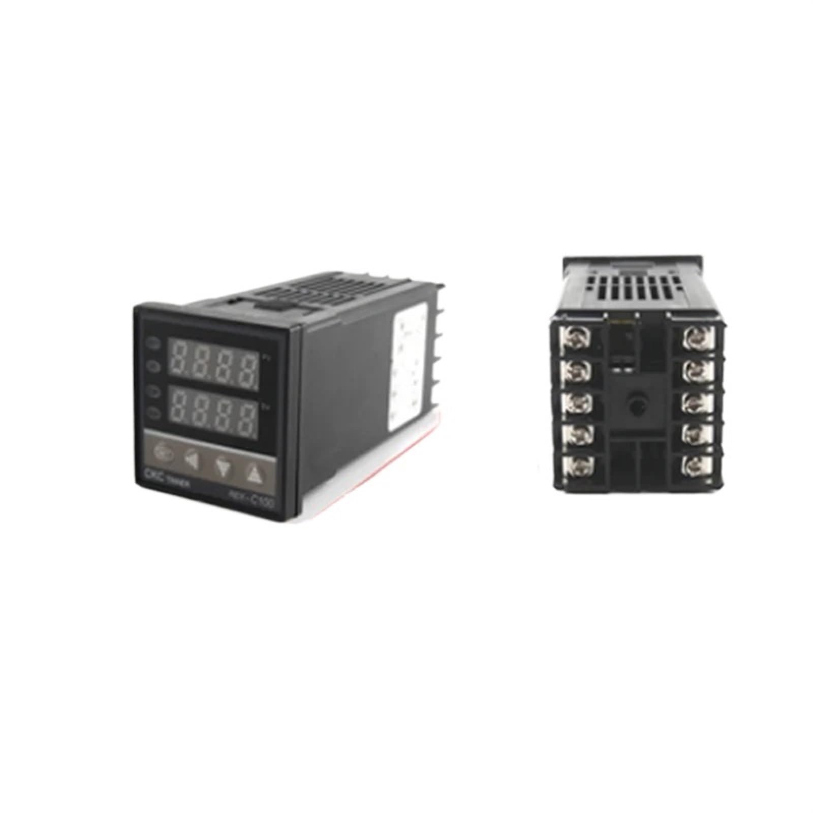 CLEUFWKO 48 * 48 REX-C100 KJ PT100 thermostat 400 degrees 220V digital output electronic PID programmable sensor temperature controller(REX-C100 PT100 SSR)