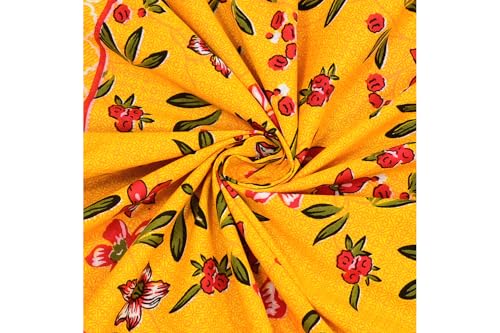 Image of Monique Cotton Double Bedsheet 144 TC | Soft & Breathable Cotton Bedding Set with 2 Pillow Covers | Elegant Floral Printed Bed Sheet for Bedroom & Home