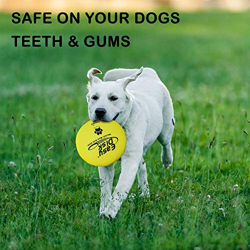 Funsparks Easy Disk Dog Flying Disc  Interactive Dog Fetch Toy  Durable and Easy on the Teeth  Simple to Toss  Lightweight Puppy Toy  Floats on Water  Cucciolini Doodles Funsparks easy disk dog flying disc  interactive dog fetch toy  durable and easy on the teeth  simple to toss  lightweight puppy toy  floats on water   cucciolini doodles