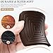 Furniture Coasters Caster Cups Rubber 2.5 inch Square no Slip Pads Furniture Leg Protectors-for Hardwood Floors (4, Square Brown)
