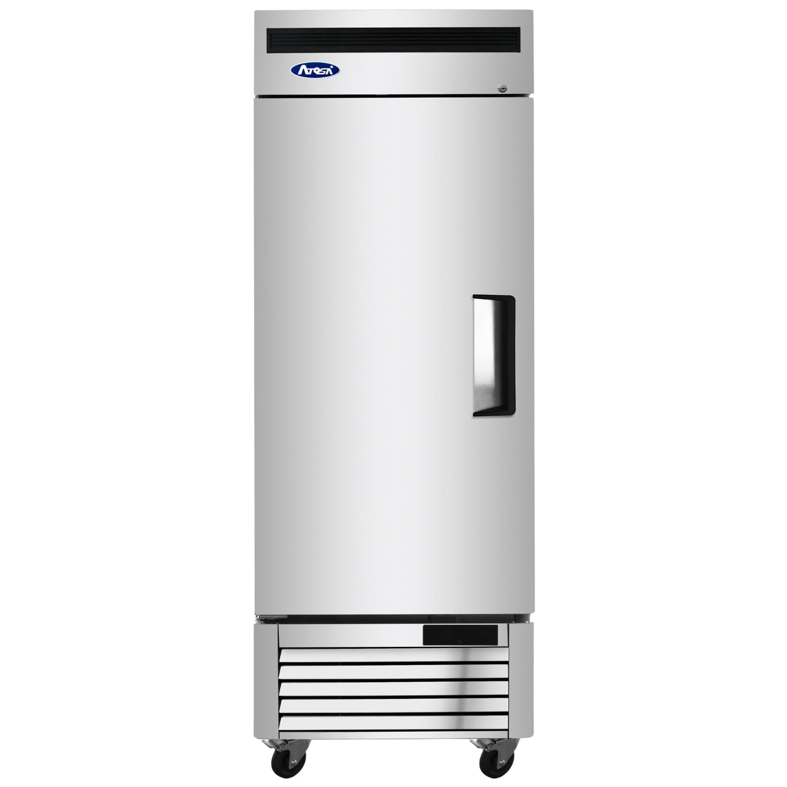 Commercial Upright Reach-In Freezer by Atosa – 19.1 cu. ft. | Left Hinge, 19.1 cubic_feet, Stainless Steel, Model MBF8501GRL