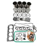 4D56 4D56T Kit de reconstruction de moteur - SINOCMP Pièces d'excavatrice pour pick-up Galant L300 L200 Pjero, garantie de 3 mois