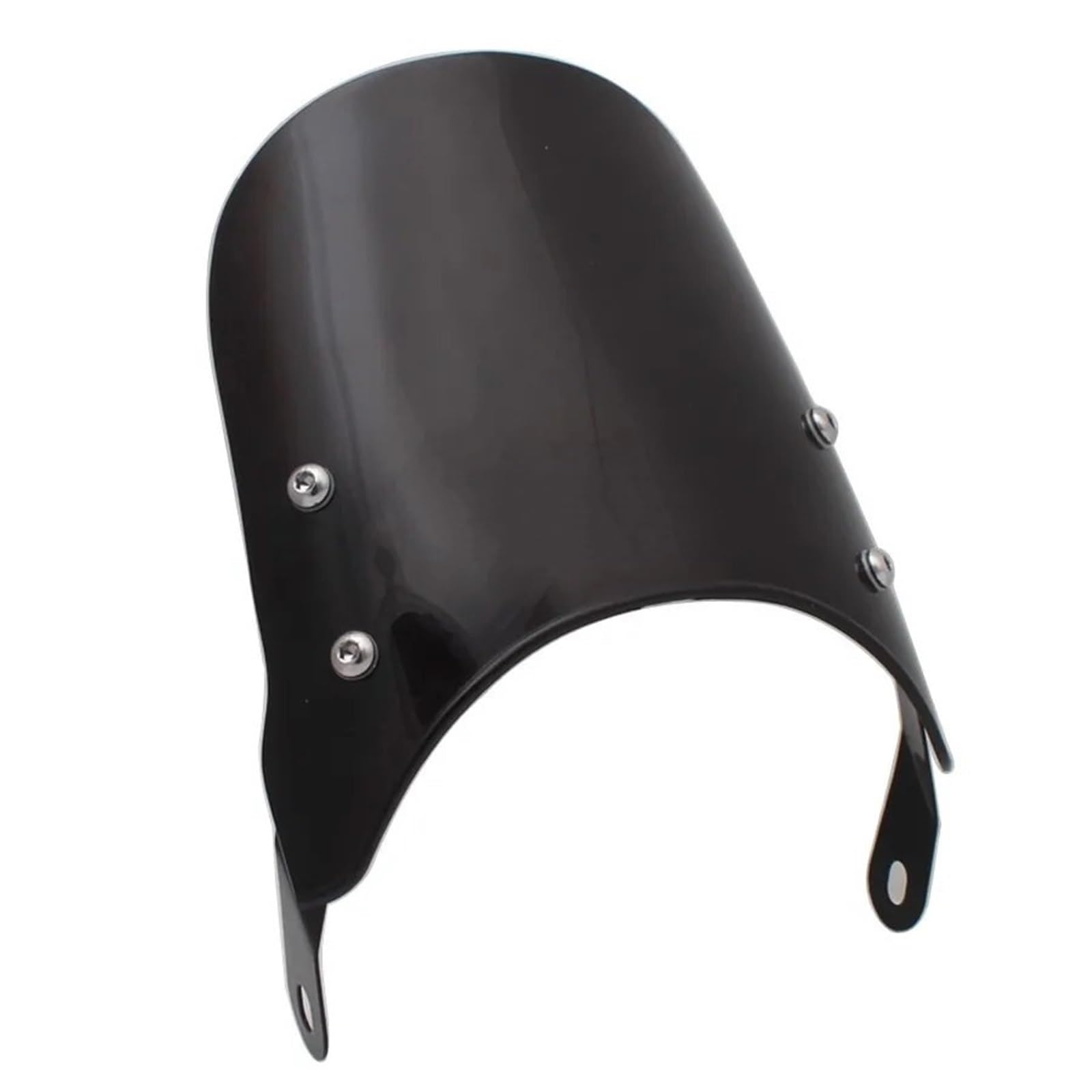 Pasuje do Triumph Bonneville T100 T120 2001-2017 Pasuje do Yamaha SCR950 Uniwersalna szyba motocyklowa(Black)